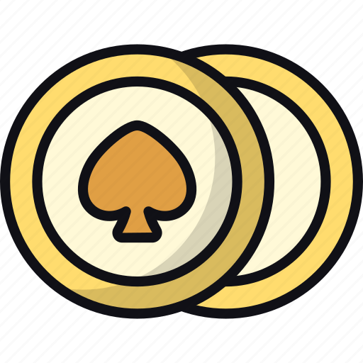 Coins, entertainment, spade, magic show, magic trick icon - Download on Iconfinder