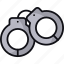 handcuffs, detention, arrest, police, criminal, prisoner 