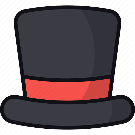 Magic hat, magician, accessory, top hat, entertainment, magic show icon - Download on Iconfinder