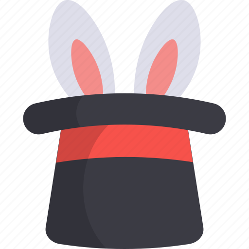 Magic hat, bunny, magic trick, rabbit, magic show, entertainment icon - Download on Iconfinder