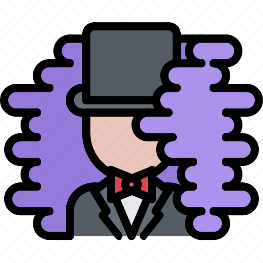 Man, smoke, magic, trick, magician icon - Download on Iconfinder