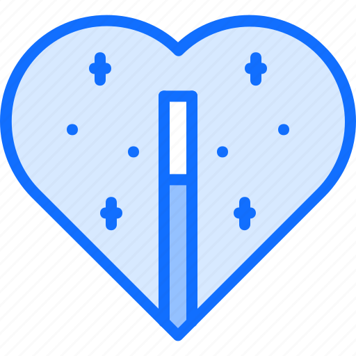 Love, heart, wand, magic, trick, magician icon - Download on Iconfinder