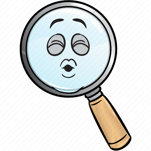 Emoji, glass, magnifying, find, magnifier, search, seo icon - Download on Iconfinder