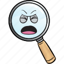 emoji, glass, magnifying, find, magnifier, search 