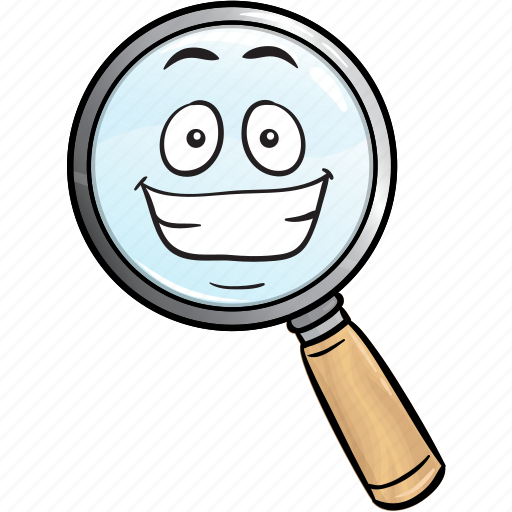 Emoji, glass, magnifying, marketing, optimization, search, seo icon - Download on Iconfinder
