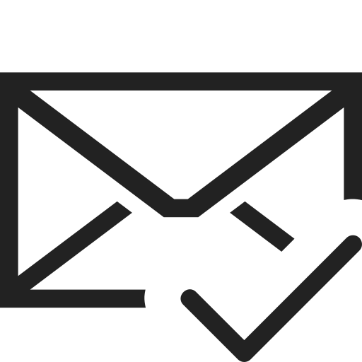 Check, email, mail, message, communication, office icon - Free download
