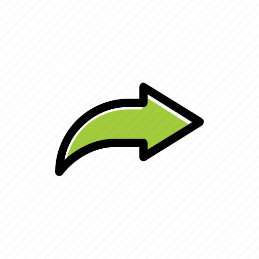 Arrow, forward, mail, message icon - Download on Iconfinder