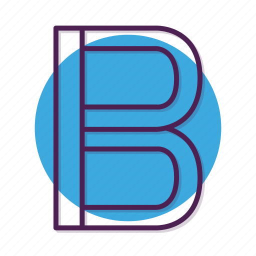B, bold, editing, font icon - Download on Iconfinder