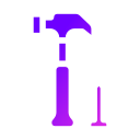 hammer, nail, repair, construction, tool