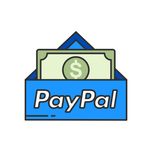 Cash, dollar bill, online payment, paypal icon - Free download
