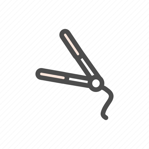 Fashion, grooming, hair, saloon, straightener icon - Download on Iconfinder