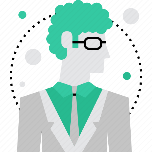Curly, male, man, person, style, teacher, tutor icon - Download on Iconfinder
