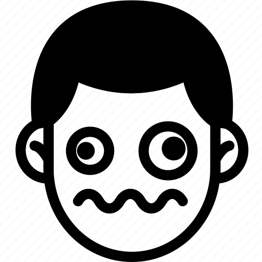 Dizzy, emoji, emotion, expression, face, feeling icon - Download on Iconfinder