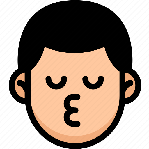 Emoji, emotion, expression, face, feeling, kiss icon - Download on Iconfinder