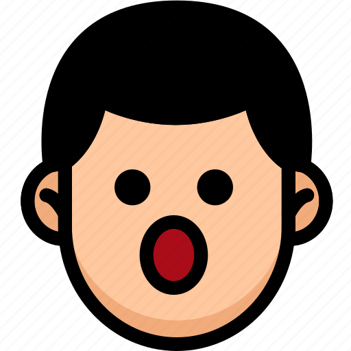 Emoji, emotion, expression, face, feeling, mouth, open icon - Download on Iconfinder