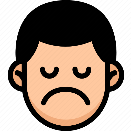 Emoji, emotion, expression, face, feeling, sad icon - Download on Iconfinder