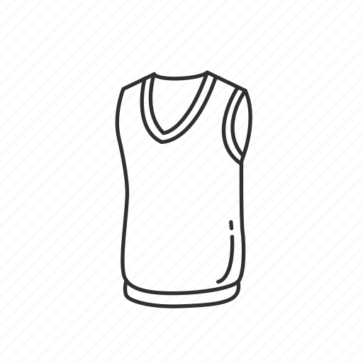 Clothing, fashion, men, outfit, sleeveless shirt, sweater vest, vest icon - Download on Iconfinder