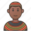 african, cameroon, custom, garment, tribal 