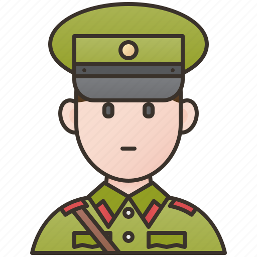 Korea, man, military, north, soldier icon - Download on Iconfinder