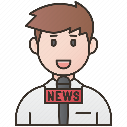 Announcer, journalists, news, professional, reporter icon - Download on Iconfinder