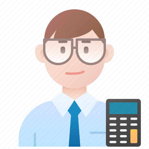 Accountant, audit, banker, calculator, employee icon - Download on Iconfinder