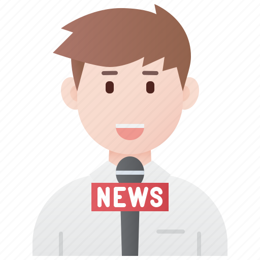 Announcer, journalists, news, professional, reporter icon - Download on Iconfinder