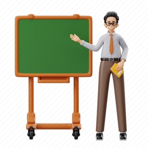Teacher, character, education, people, business, presentation, school icon - Download on Iconfinder
