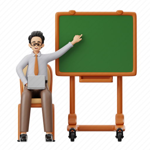 Teacher, character, education, people, business, presentation, school icon - Download on Iconfinder