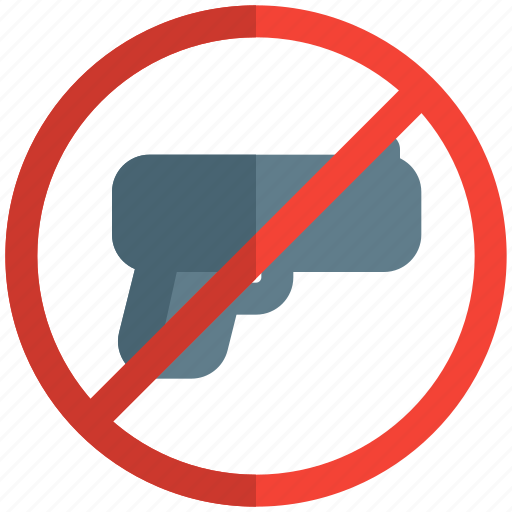 No, gun, mall, forbidden, weapon icon - Download on Iconfinder