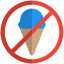 no, ice, cream, mall, forbidden, dessert 
