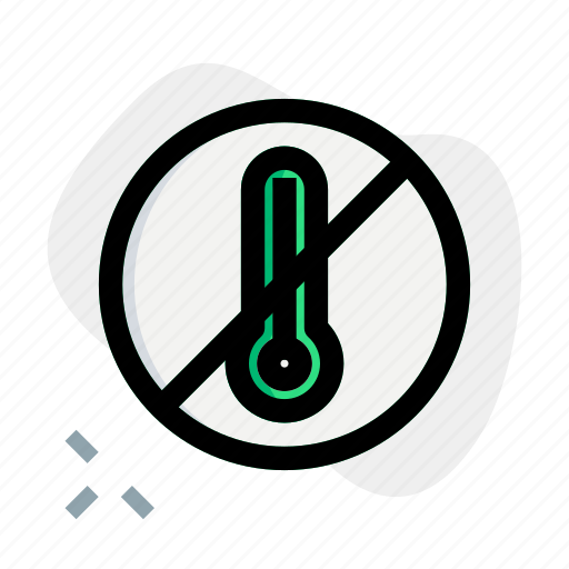 No, fever, mall, thermometer, temperature, forbidden icon - Download on Iconfinder