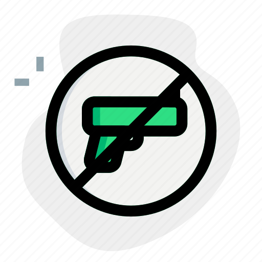 No, gun, mall, forbidden, weapon, pistol icon - Download on Iconfinder