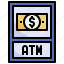 atm, transaction, signaling, bank, withdraw 