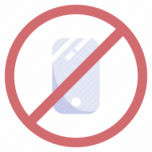 No, phones, signaling, prohibition, forbidden, mobile, phone icon - Download on Iconfinder
