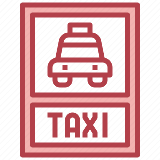 Taxi, traffic, sign, automobile, service icon - Download on Iconfinder