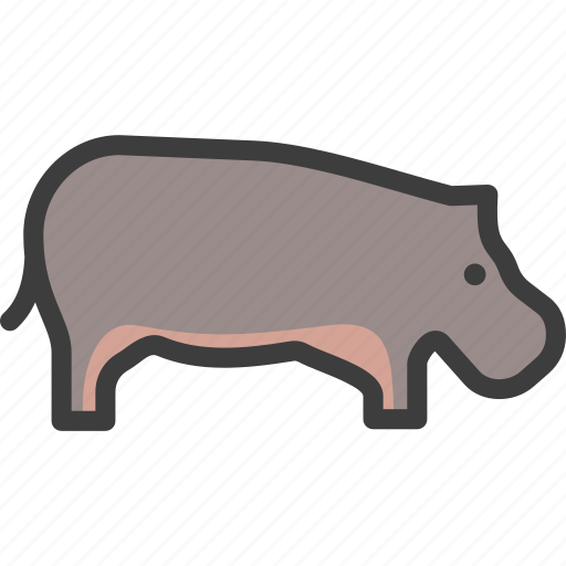 Hippo, hippopotamus, river horse icon - Download on Iconfinder