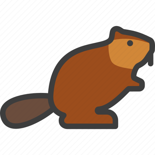 Animal, beaver, castor, rodent icon - Download on Iconfinder