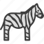 african, horse, striped, zebra 