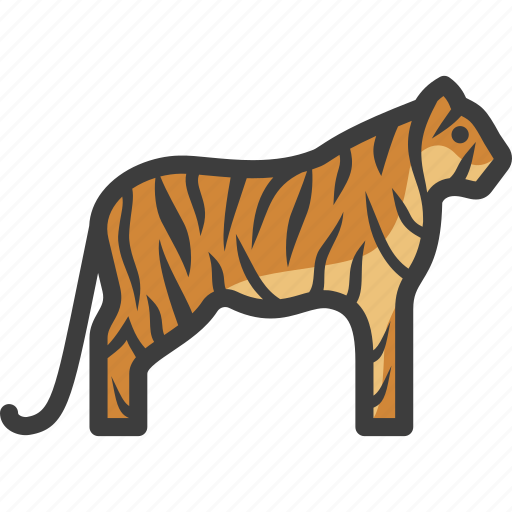 Bengal, feline, tiger icon - Download on Iconfinder
