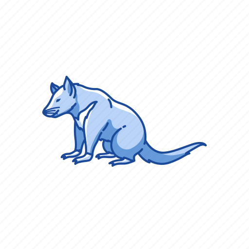 Animal, mammal, omnivore animal, scavenger, tasmanian devil, taz icon - Download on Iconfinder