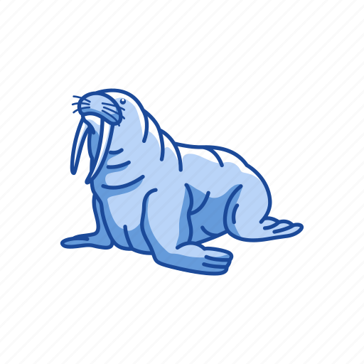 Animals, keystone species, mammal, marine animal, tusks, walrus icon - Download on Iconfinder