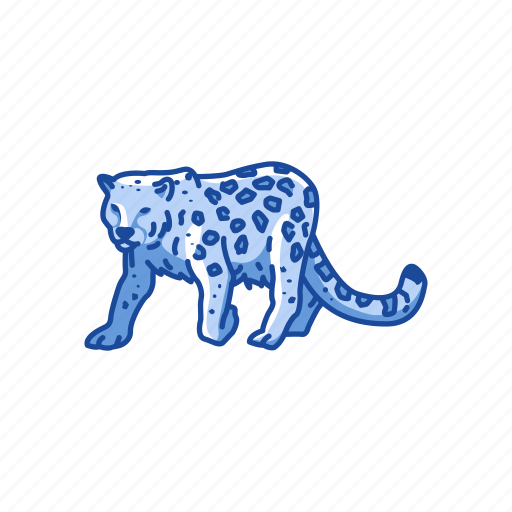 Animals, big cat, feline, leopard, mammal, panther, rosette icon - Download on Iconfinder