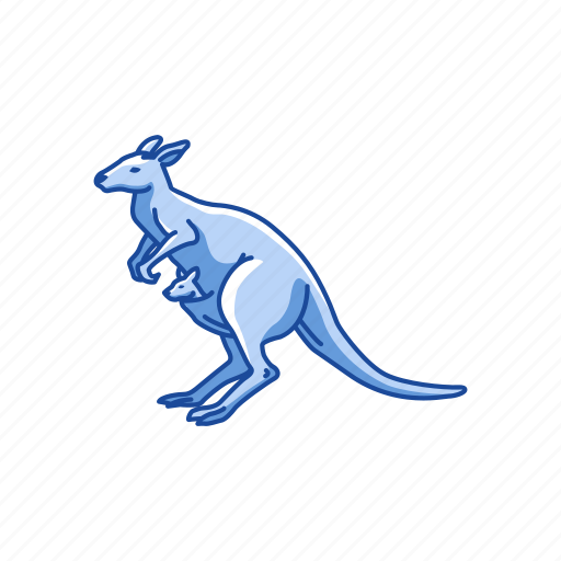 Animals, joey, kangaroo, kanggaru, mammal, wallaby icon - Download on Iconfinder