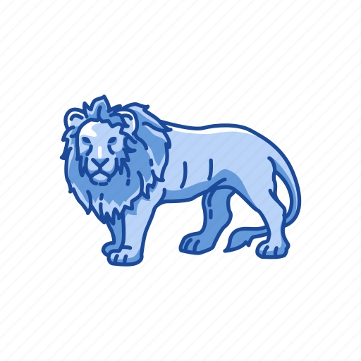 Alpha, animal, cat, feline, lion, mammal, wild cat icon - Download on Iconfinder