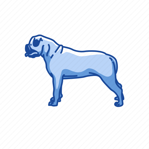 American bulldog, animals, bulldog, dog, hefty dog, mammal, utility dog icon - Download on Iconfinder