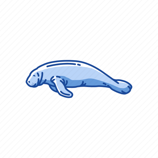 Animals, dugong, mammal, marine mammal, sea cow, sirenia icon - Download on Iconfinder
