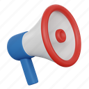 megaphone, speaker, loudspeaker, announce, sound, speech, loud, chat, message 