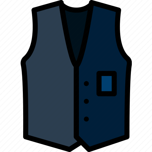 Clothes, fashion, man, vest icon - Download on Iconfinder
