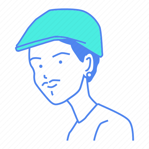 Avatar, baret, caps, handsome, hat, man, people icon - Download on Iconfinder