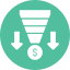 funnel, chart, data, visualization, conversion, sales 